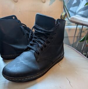 Dr. Martens Black Lace-Up Men's Boots